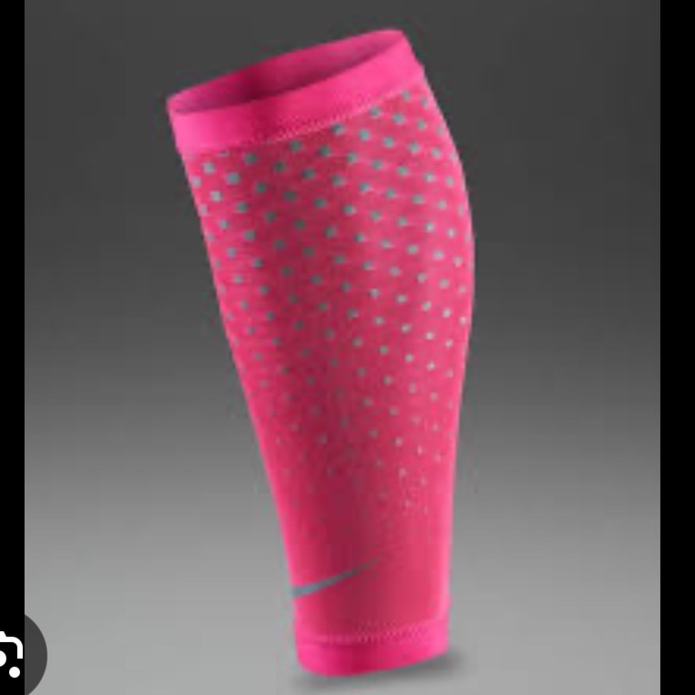 NIKE Pink Dri-Fit 360 Calf Sleeves Size L/XL